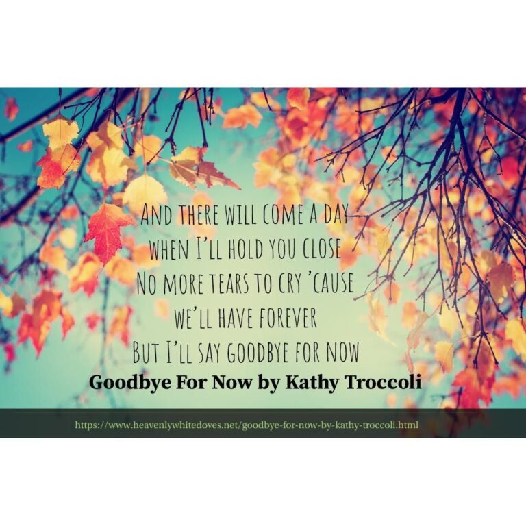 Goodbye for Now by Kathy Troccoli