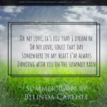 Summer Rain by Belinda Carlisle