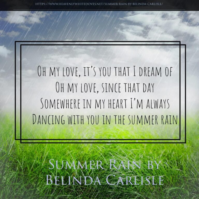 Summer Rain by Belinda Carlisle